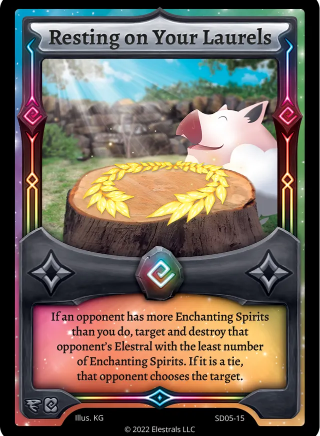 Resting on Your Laurels